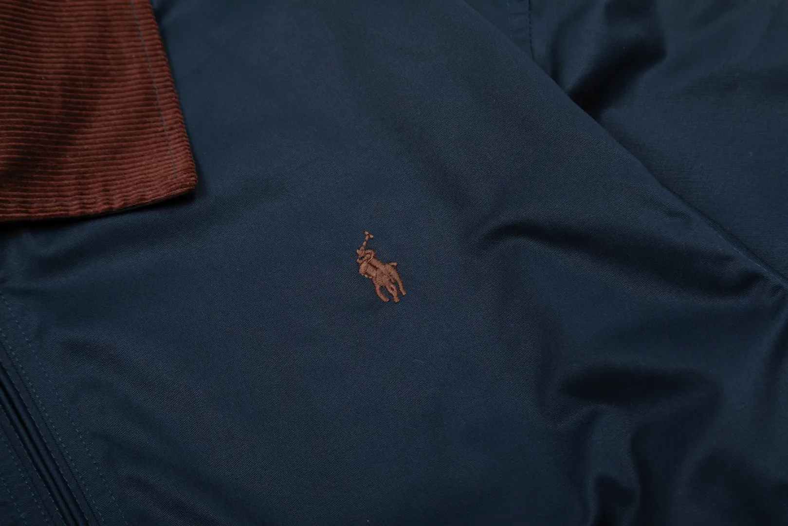 🅿️340 "Top quality" Style number: 8099# [Ralph Lauren corduroy color-blocked lapel American retro jacket] ✅Ralph Lauren American retro classic contrasting color corduroy lapel jacket ✅Pure cotton washed fabric Fabric texture version YYDS~ ✅Fashionable and casual commuting travel Simple style is classic ✅Simple and easy to match ootd essential style Versatile style Size: S-XL Color: Navy blue, matcha light green, Klein blue, retro gray green